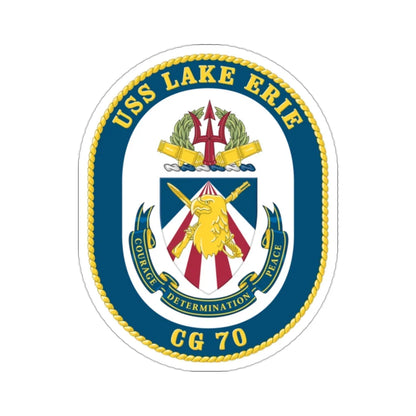 USS Lake Erie CG 70 Crest (U.S. Navy) STICKER Vinyl Die-Cut Decal 2 Inch - The Sticker Space