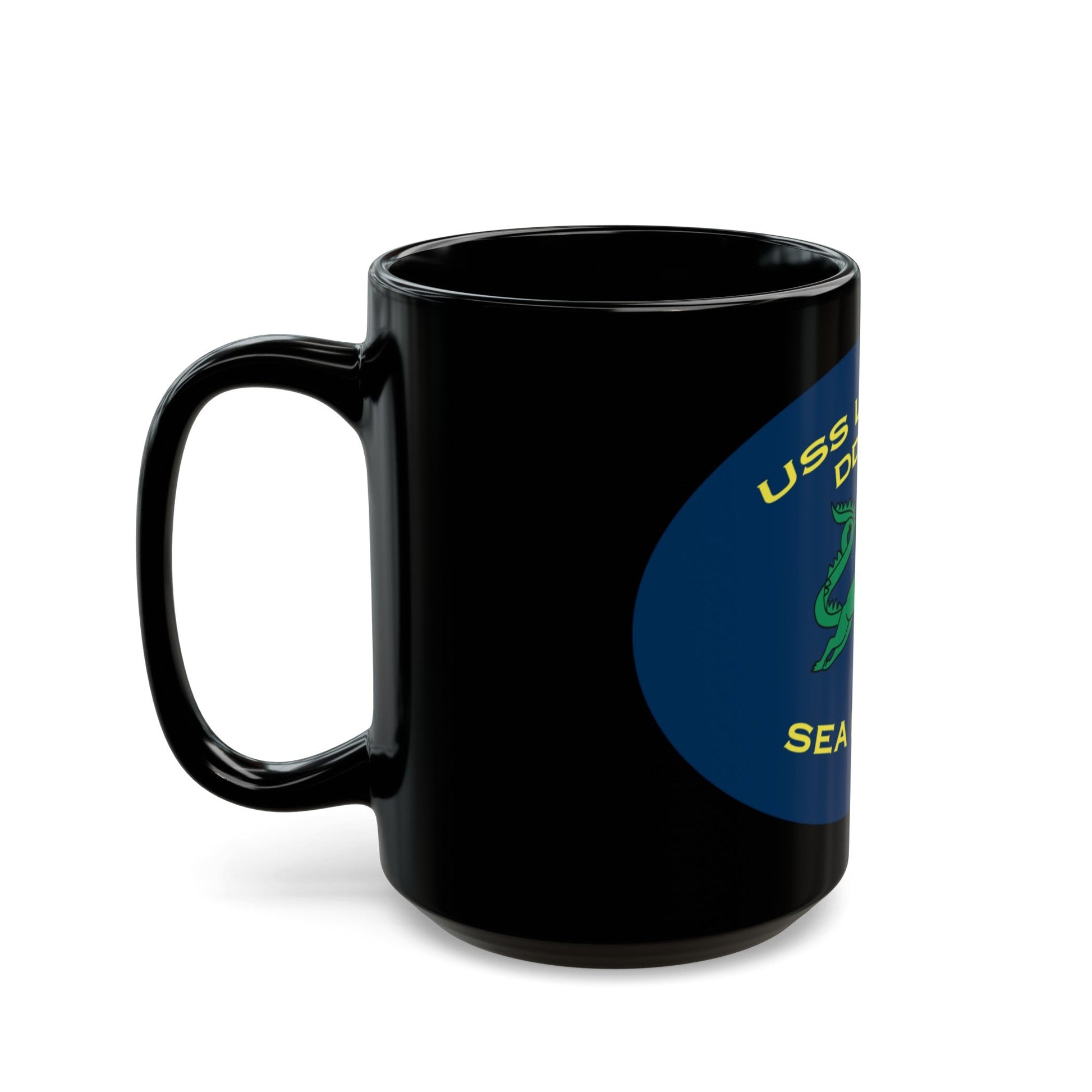 USS Lassen DDG 82 Sea Devils New 2018 (U.S. Navy) Black Coffee Mug-The Sticker Space