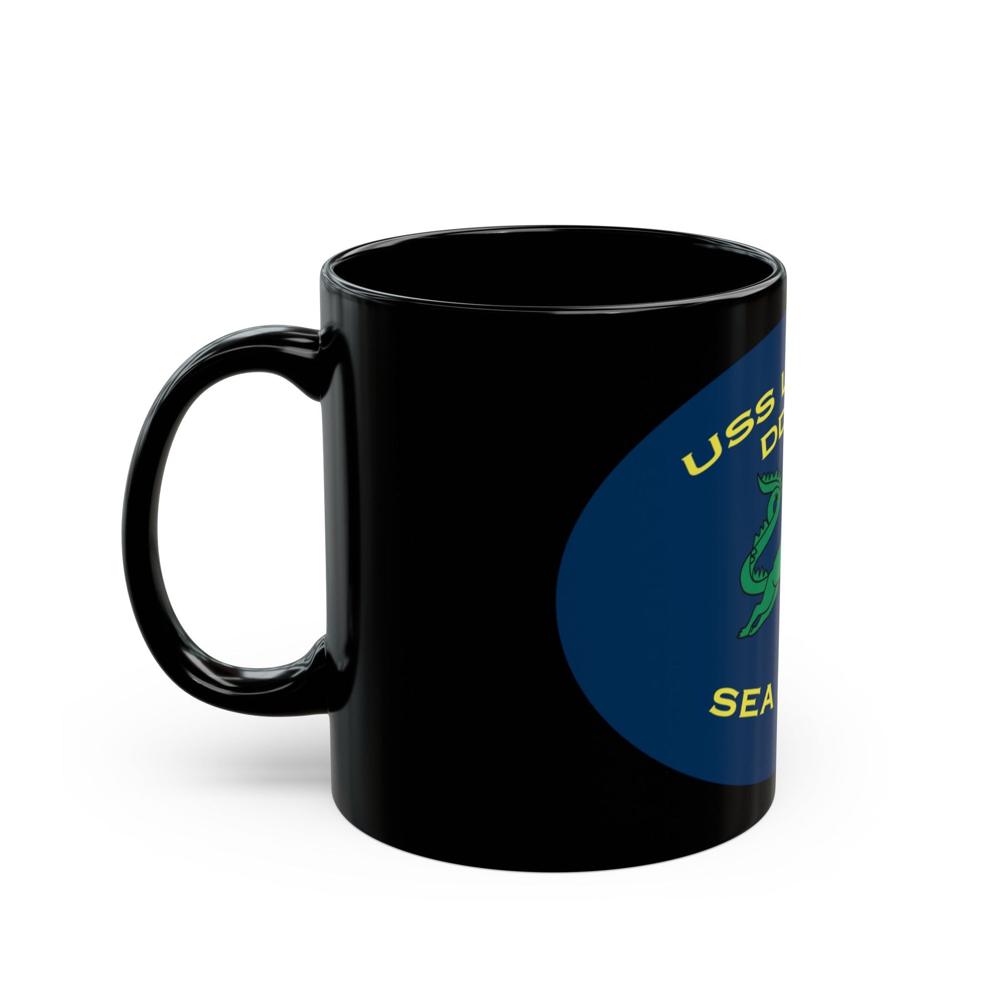 USS Lassen DDG 82 Sea Devils New 2018 (U.S. Navy) Black Coffee Mug-The Sticker Space