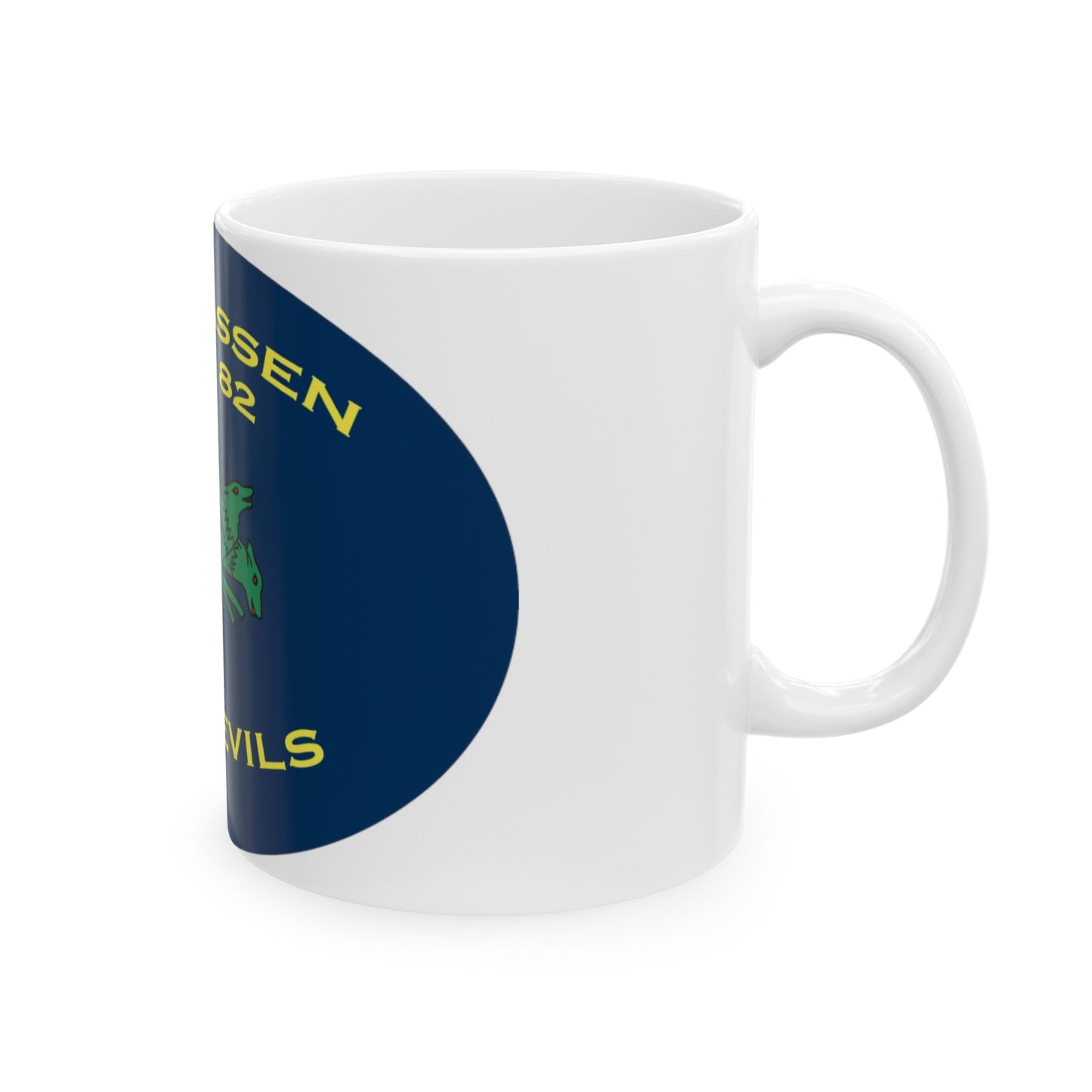 USS Lassen DDG 82 Sea Devils New 2018 (U.S. Navy) White Coffee Mug-The Sticker Space