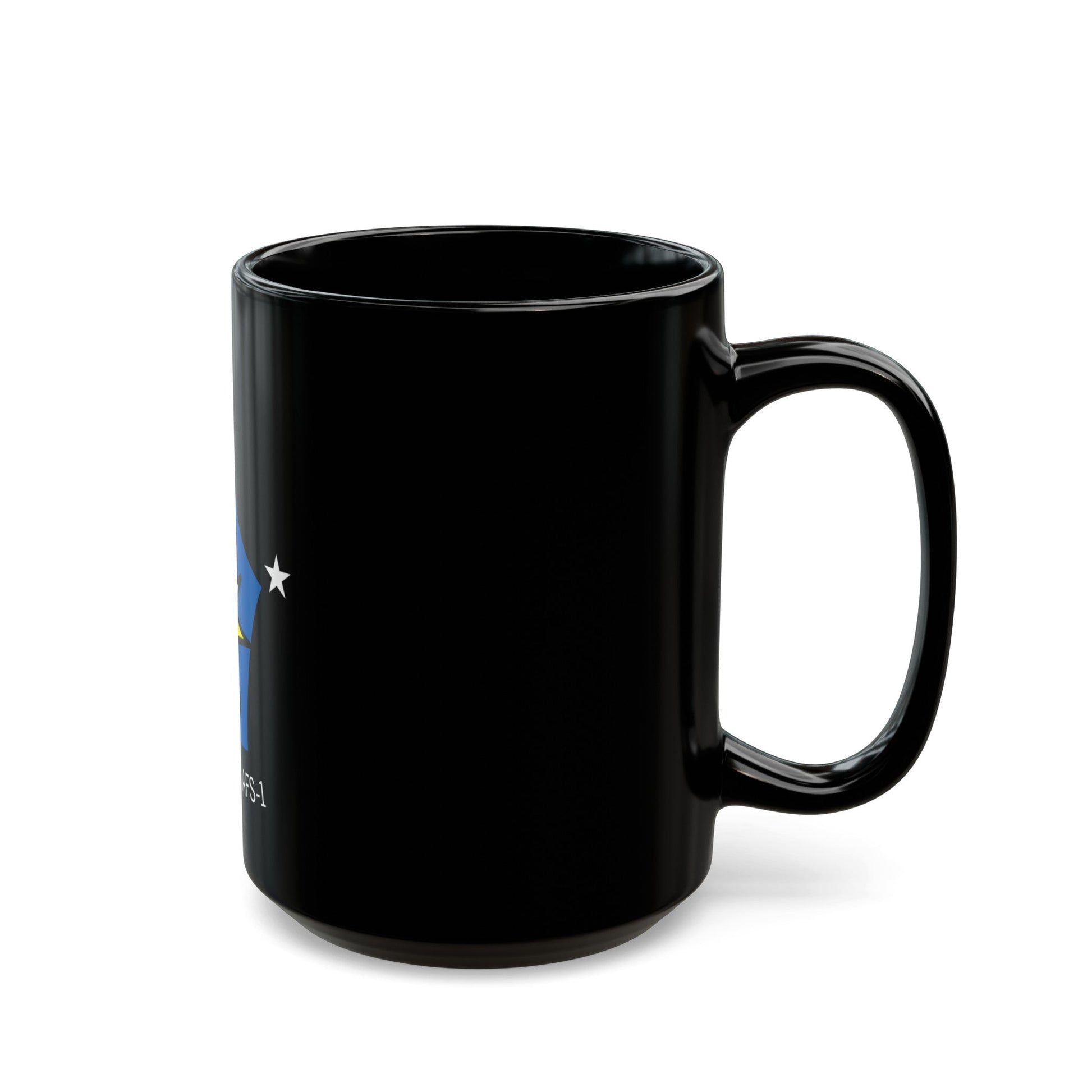 USS Mars AFS 1 (U.S. Navy) Black Coffee Mug-The Sticker Space