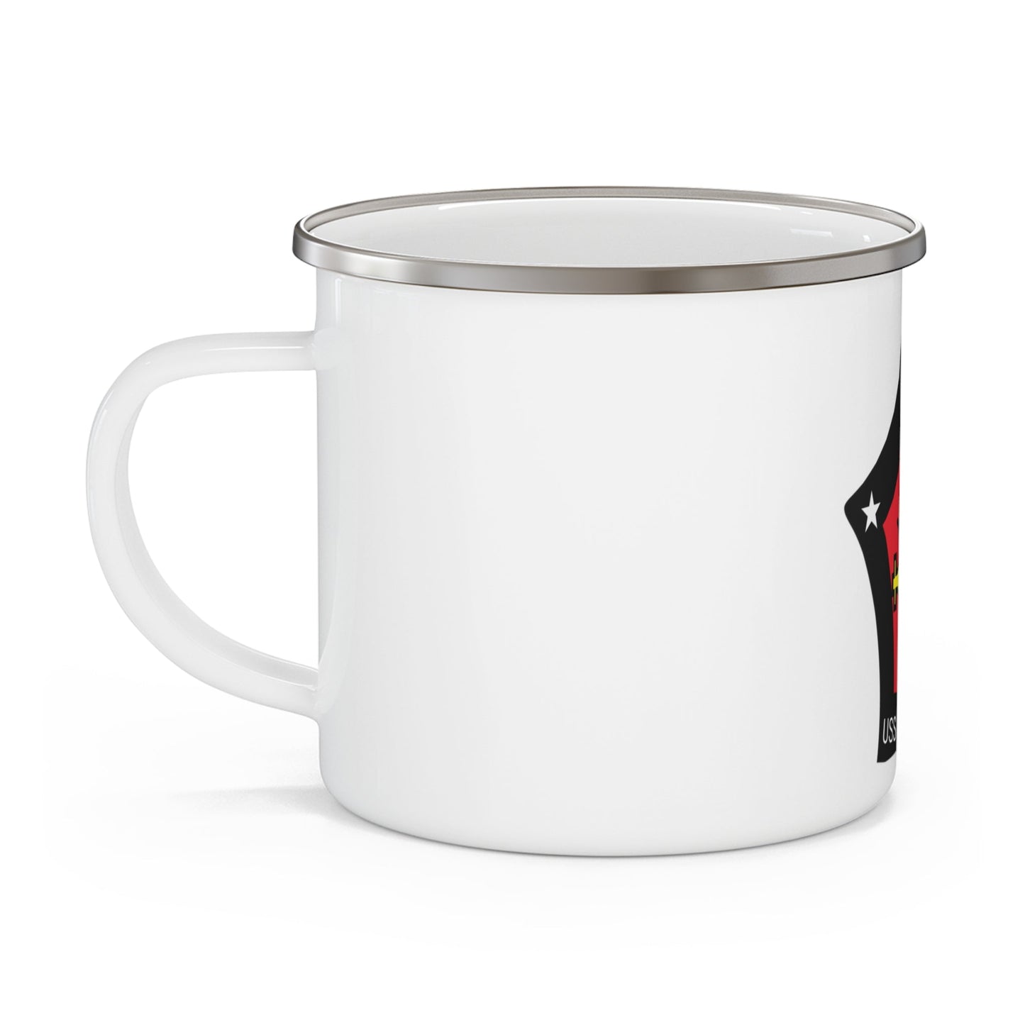 USS Mars AFS 1 (U.S. Navy) Enamel Mug 12oz-12oz-The Sticker Space