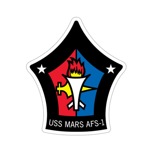 USS Mars AFS 1 (U.S. Navy) STICKER Vinyl Die-Cut Decal 6 Inch - The Sticker Space