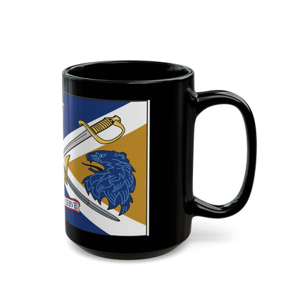 USS Mason DDG 87 Battle Flag. (U.S. Navy) Black Coffee Mug-The Sticker Space