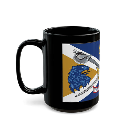 USS Mason DDG 87 Battle Flag. (U.S. Navy) Black Coffee Mug-The Sticker Space