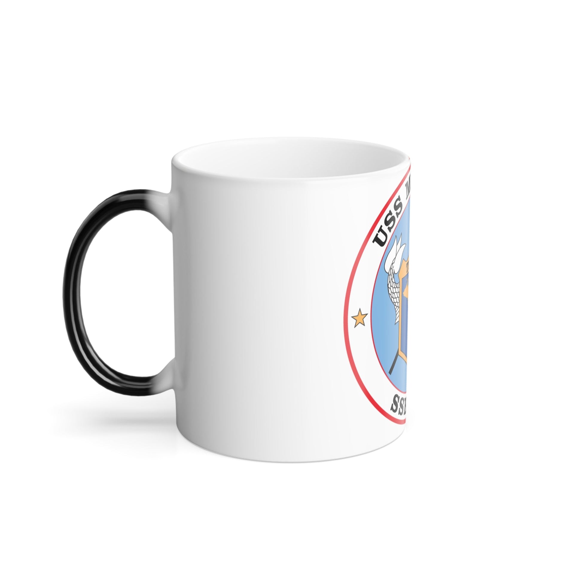 USS Michigan SSBN 727 (U.S. Navy) Color Changing Mug 11oz-11oz-The Sticker Space