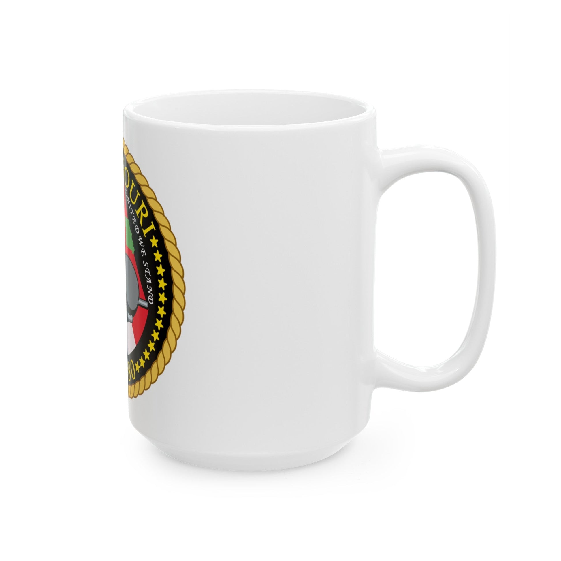 USS Missouri SSN780 (U.S. Navy) White Coffee Mug-The Sticker Space