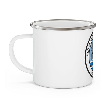 USS Mount Whitney LCC 20 Vox Maris (U.S. Navy) Enamel Mug 12oz-12oz-The Sticker Space