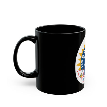 USS Nashille LPD 13 (U.S. Navy) Black Coffee Mug-The Sticker Space