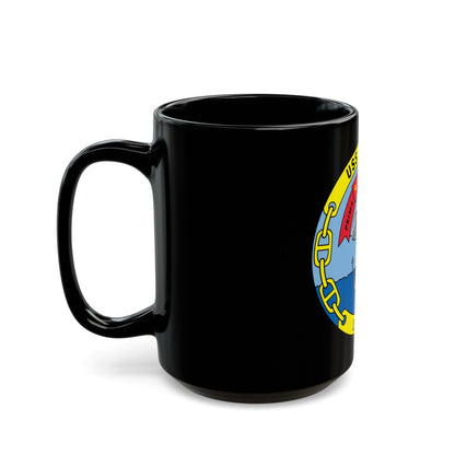 USS Nassau LHA 4 (U.S. Navy) Black Coffee Mug-The Sticker Space