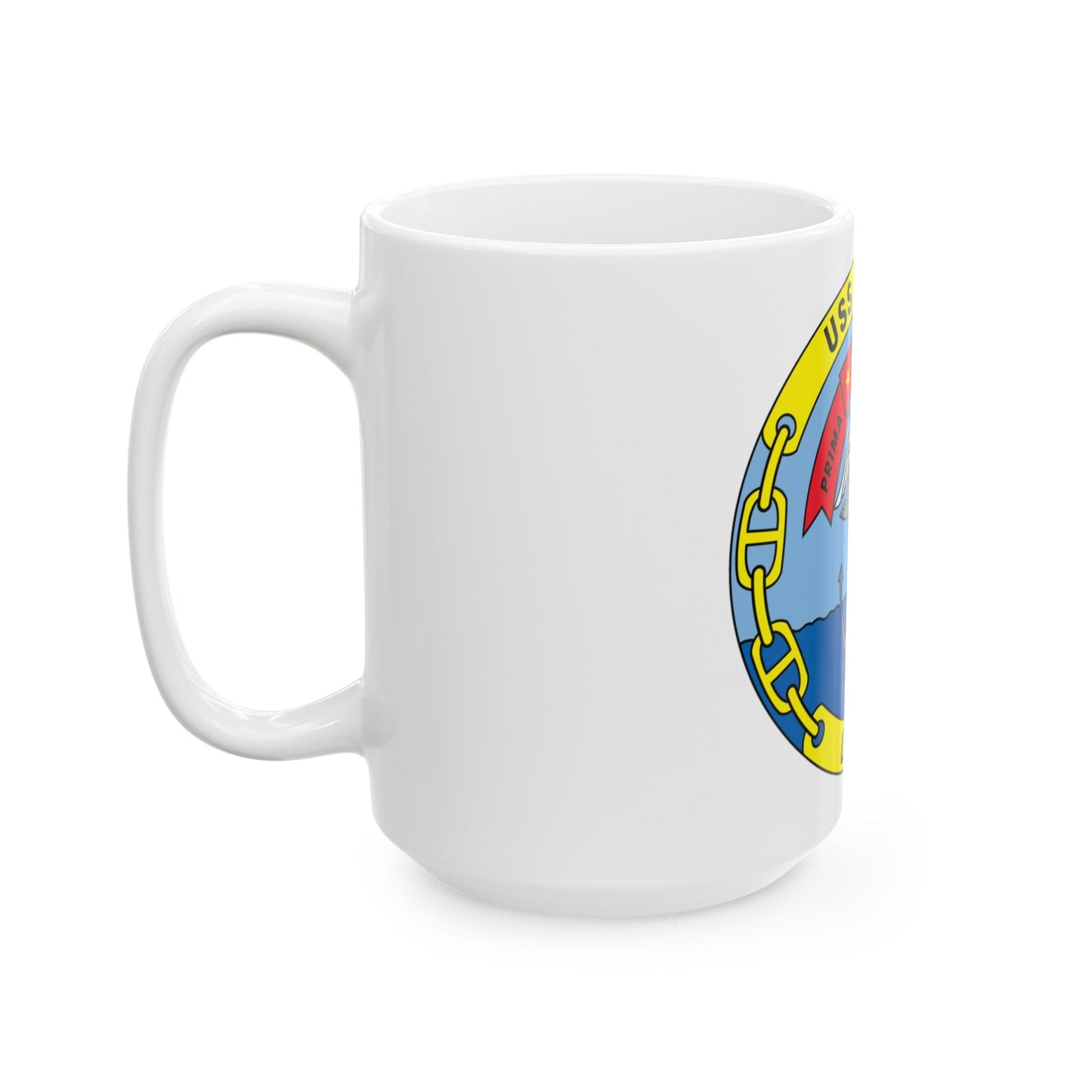 USS Nassau LHA 4 (U.S. Navy) White Coffee Mug-The Sticker Space