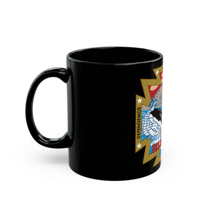 USS New Mexico (U.S. Navy) Black Coffee Mug-The Sticker Space