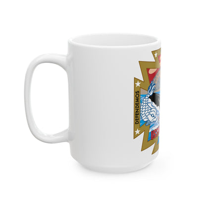 USS New Mexico (U.S. Navy) White Coffee Mug-The Sticker Space