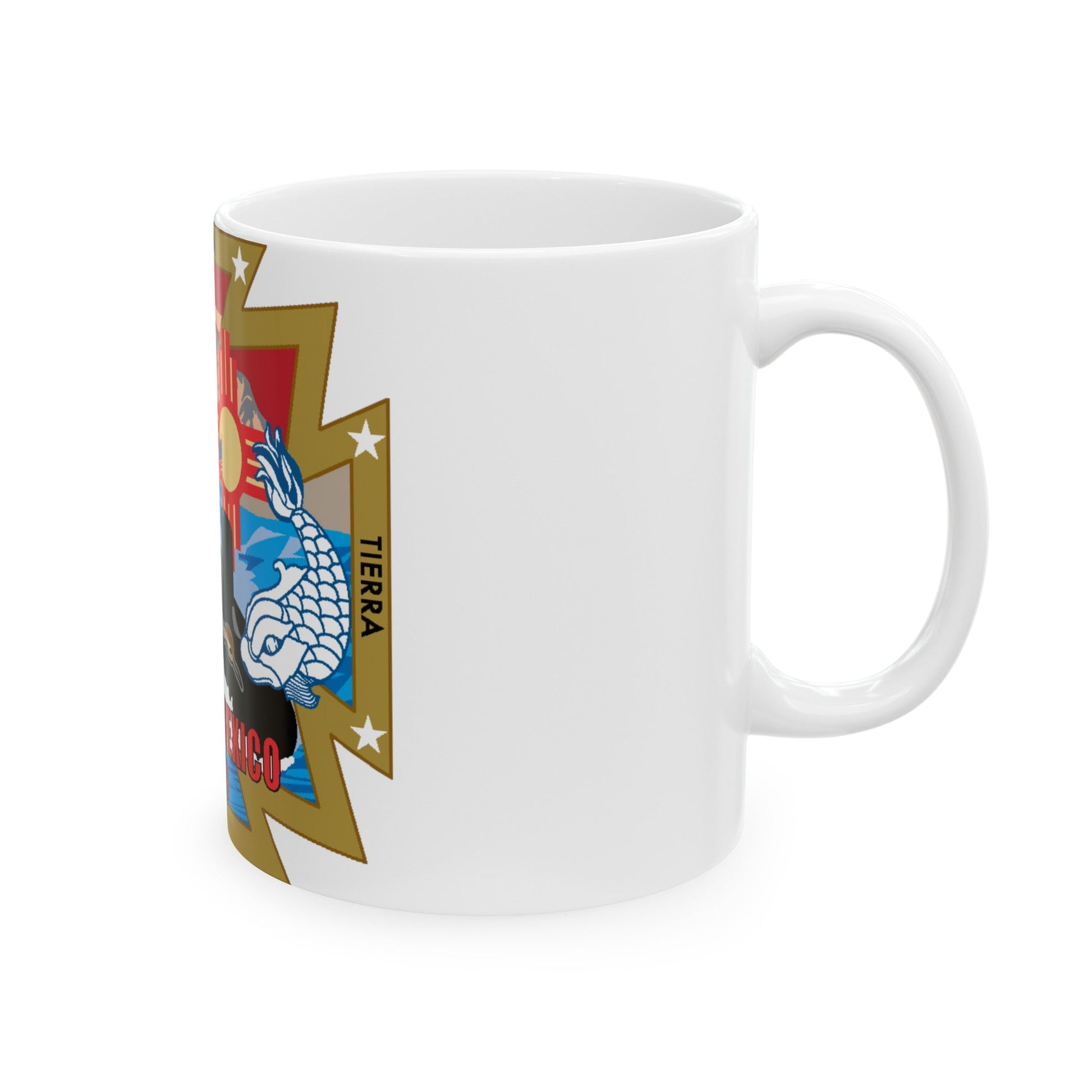 USS New Mexico (U.S. Navy) White Coffee Mug-The Sticker Space