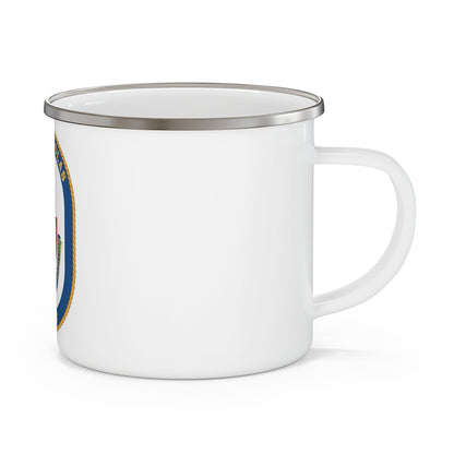 USS Nicholas FFG 47 (U.S. Navy) Enamel Mug 12oz-12oz-The Sticker Space