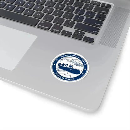 USS North Carolina SSN 777 (U.S. Coast Guard) STICKER Vinyl Kiss-Cut Decal - The Sticker Space