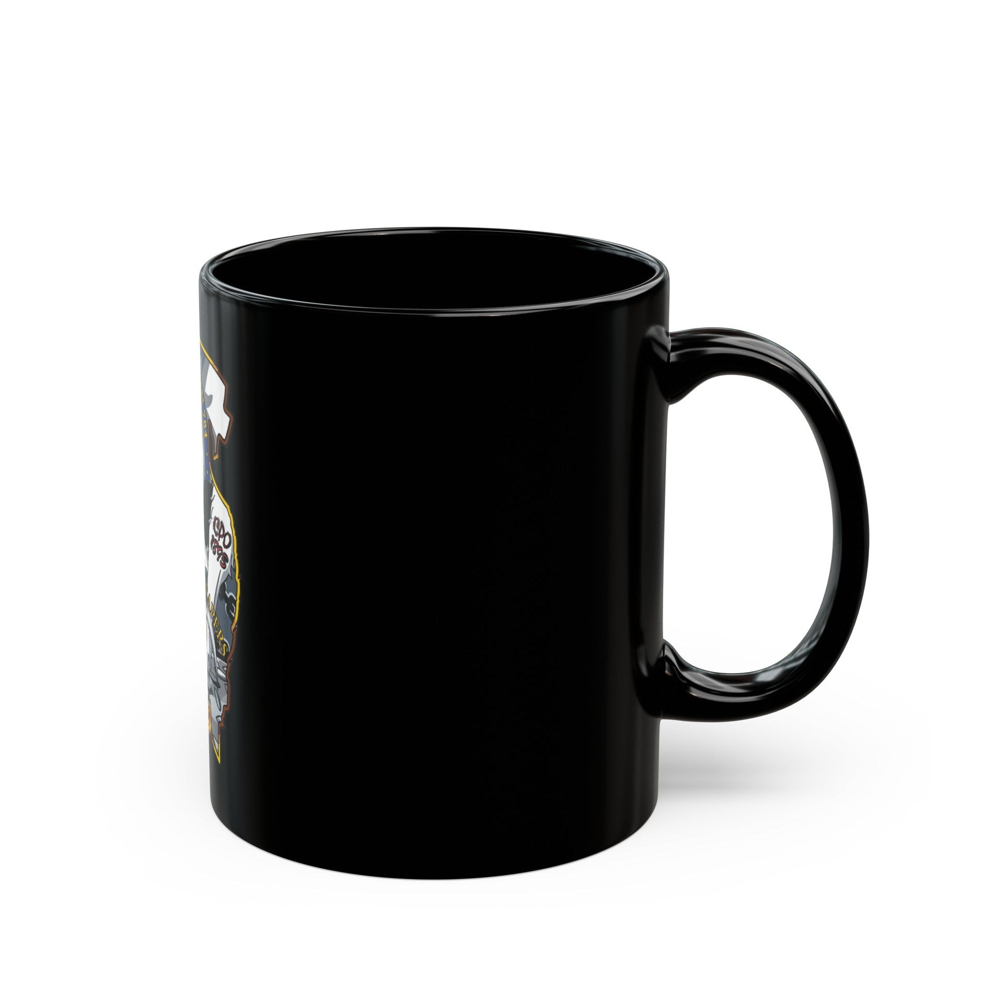 USS North Dakota SSN 784 CPO (U.S. Navy) Black Coffee Mug-The Sticker Space