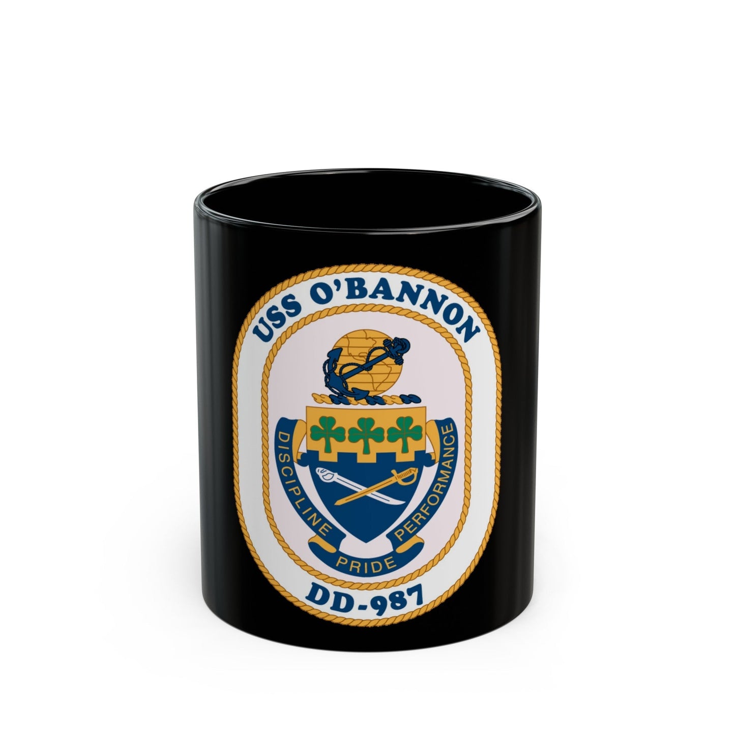 USS O (U.S. Navy) Black Coffee Mug-11oz-The Sticker Space