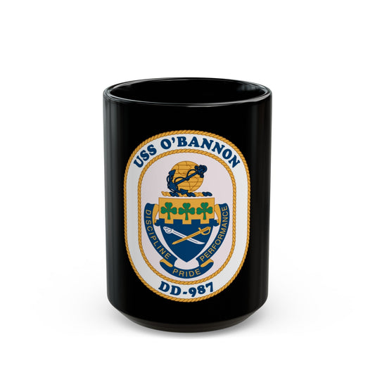 USS O (U.S. Navy) Black Coffee Mug-15oz-The Sticker Space