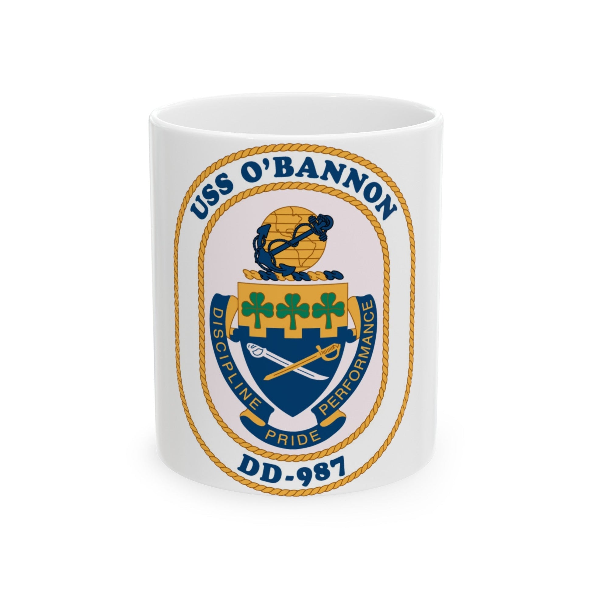 USS O (U.S. Navy) White Coffee Mug-11oz-The Sticker Space