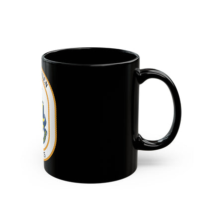 USS O1 (U.S. Navy) Black Coffee Mug-The Sticker Space