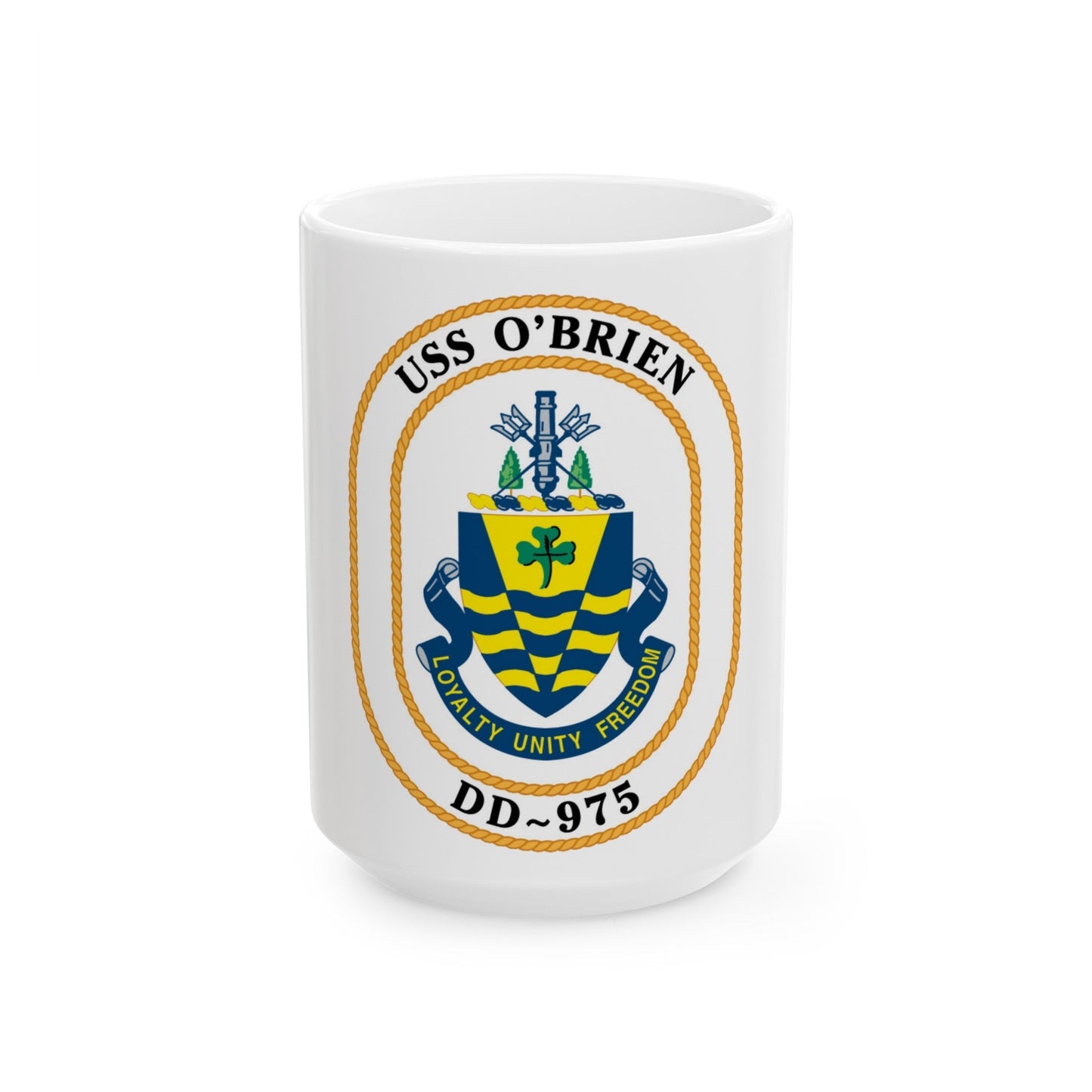 USS O1 (U.S. Navy) White Coffee Mug-15oz-The Sticker Space