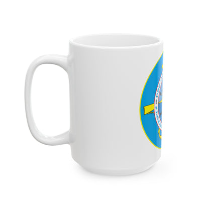 USS OGDEN LPD 5 Flexible Response (U.S. Navy) White Coffee Mug-The Sticker Space