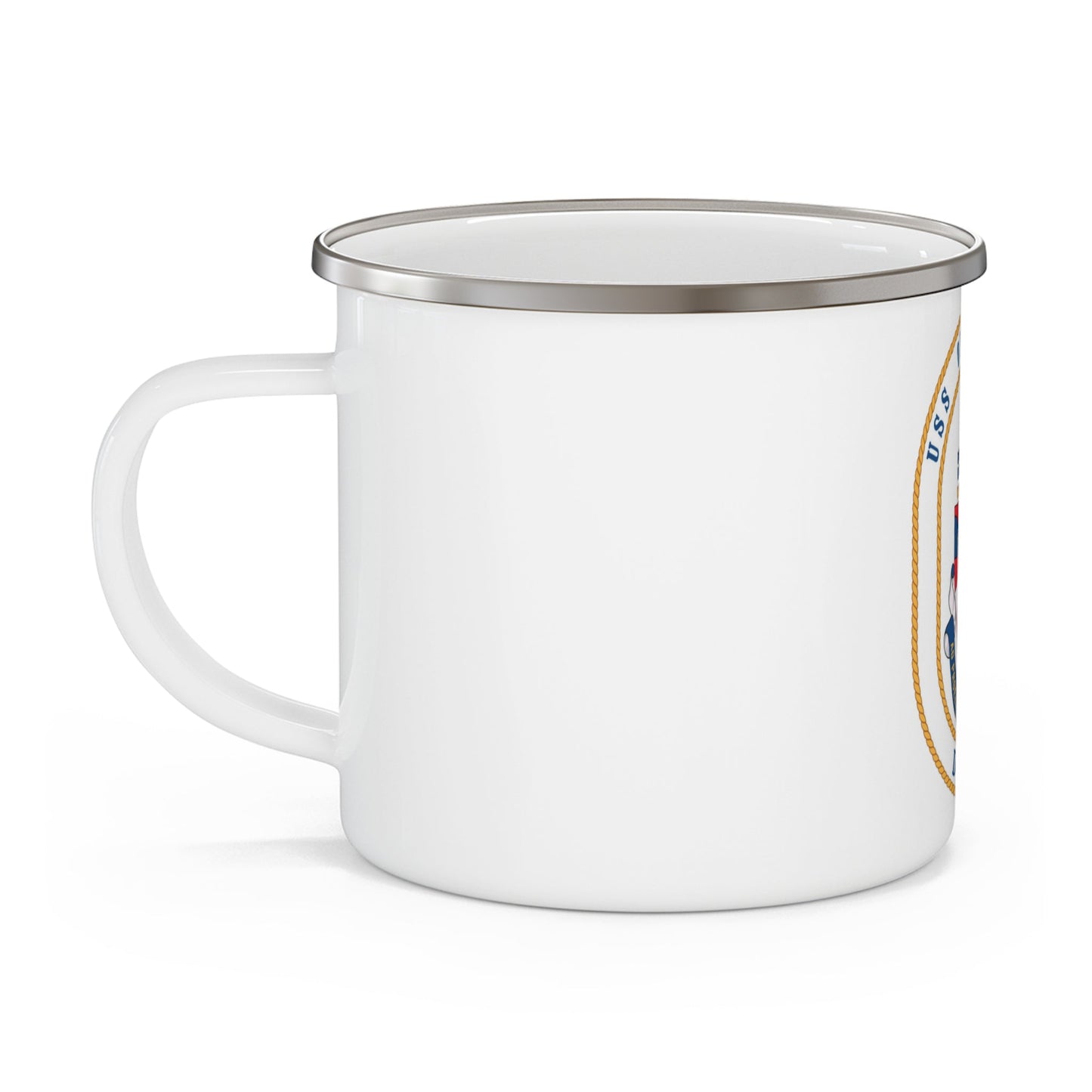 USS Oldendorf DD 972 (U.S. Navy) Enamel Mug 12oz-12oz-The Sticker Space