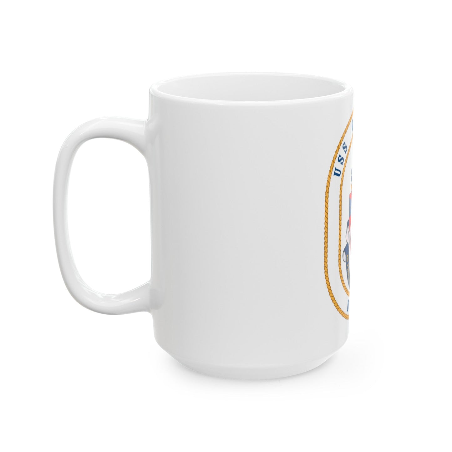 USS Oldendorf DD 972 (U.S. Navy) White Coffee Mug-The Sticker Space