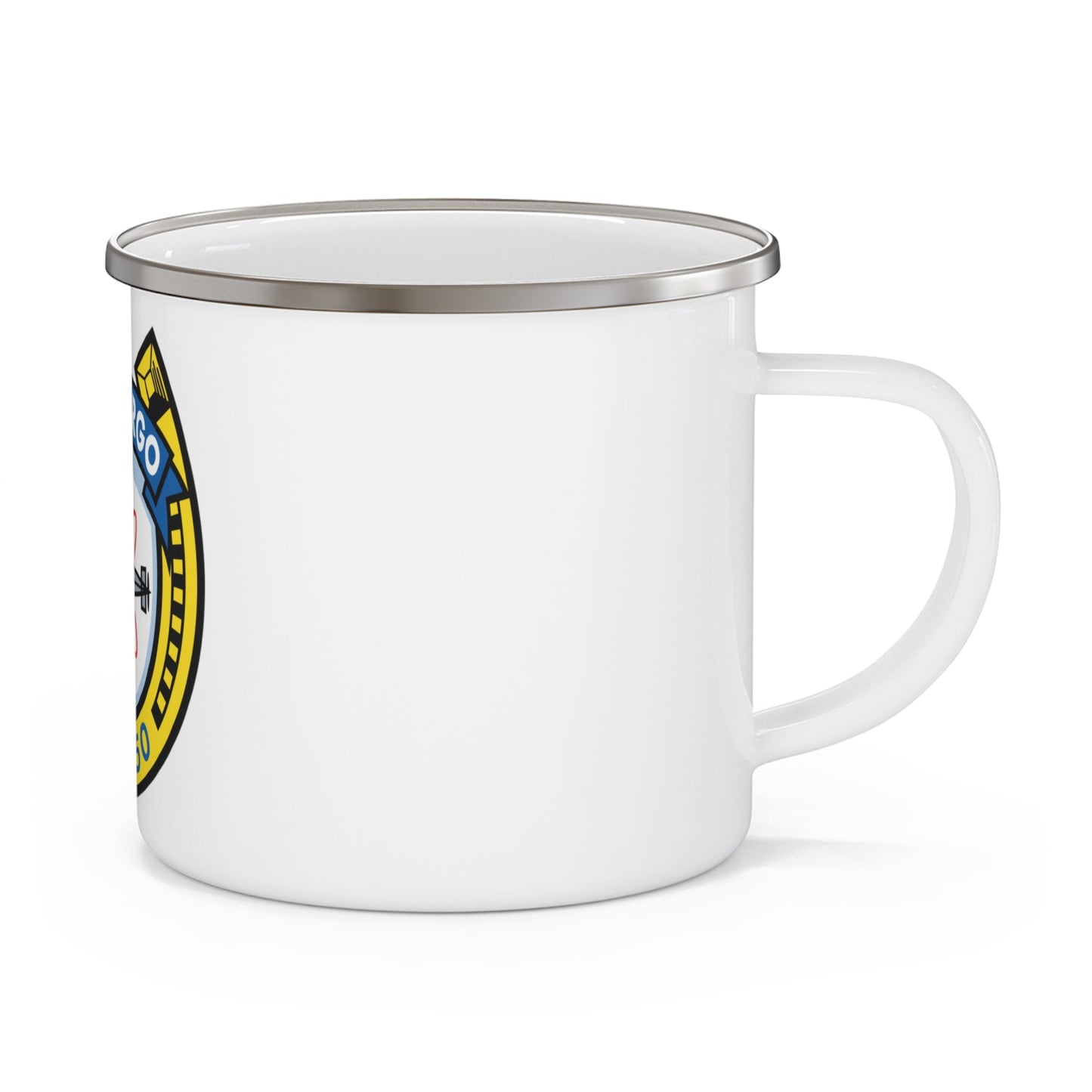 USS Pargo SSN 650 (U.S. Navy) Enamel Mug 12oz-12oz-The Sticker Space