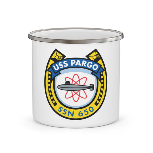 USS Pargo SSN 650 (U.S. Navy) Enamel Mug 12oz-12oz-The Sticker Space