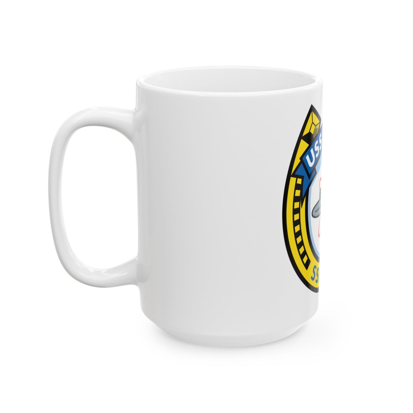 USS Pargo SSN 650 (U.S. Navy) White Coffee Mug-The Sticker Space