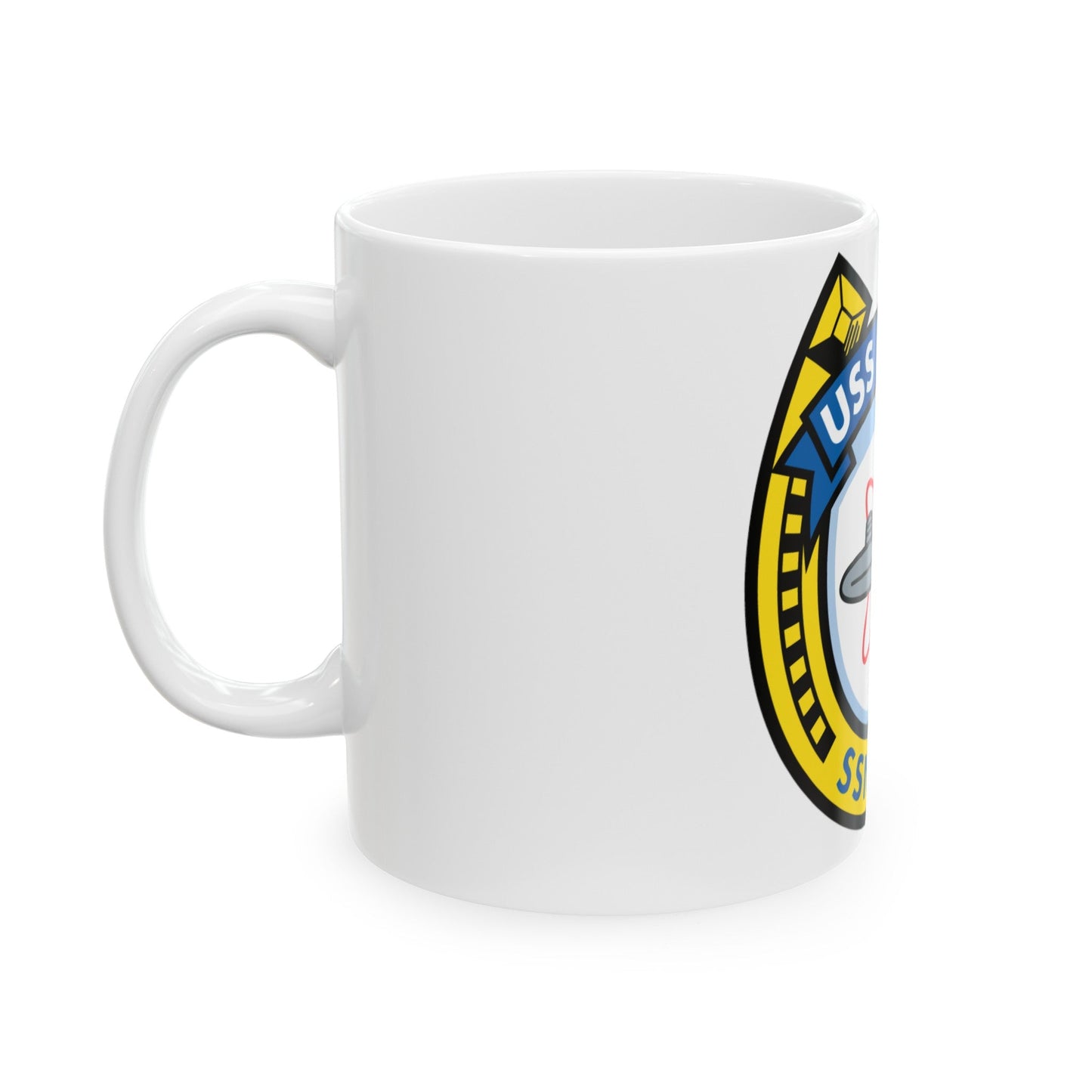 USS Pargo SSN 650 (U.S. Navy) White Coffee Mug-The Sticker Space