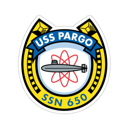 USS Pargo SSN 650 (U.S. Navy) STICKER Vinyl Die-Cut Decal 3 Inch - The Sticker Space