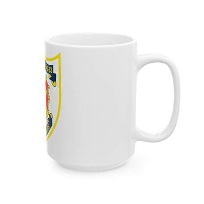 USS Parson DDG 33 Tala At Mitis (U.S. Navy) White Coffee Mug-The Sticker Space