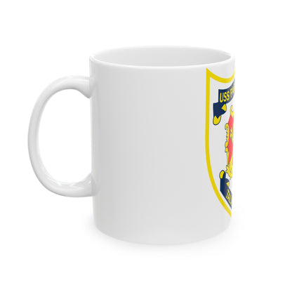 USS Parson DDG 33 Tala At Mitis (U.S. Navy) White Coffee Mug-The Sticker Space