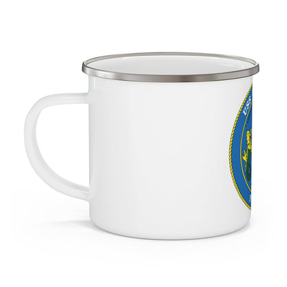 USS Pharris FF 1094 (U.S. Navy) Enamel Mug 12oz-12oz-The Sticker Space