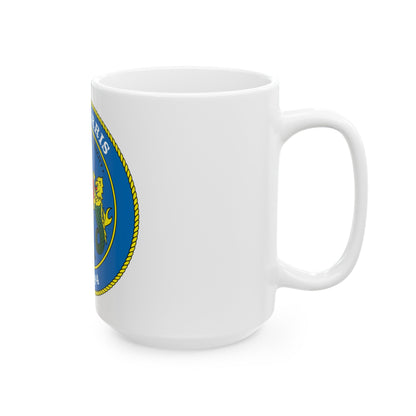 USS Pharris FF 1094 (U.S. Navy) White Coffee Mug-The Sticker Space