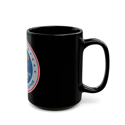 USS Philadelphia (U.S. Navy) Black Coffee Mug-The Sticker Space