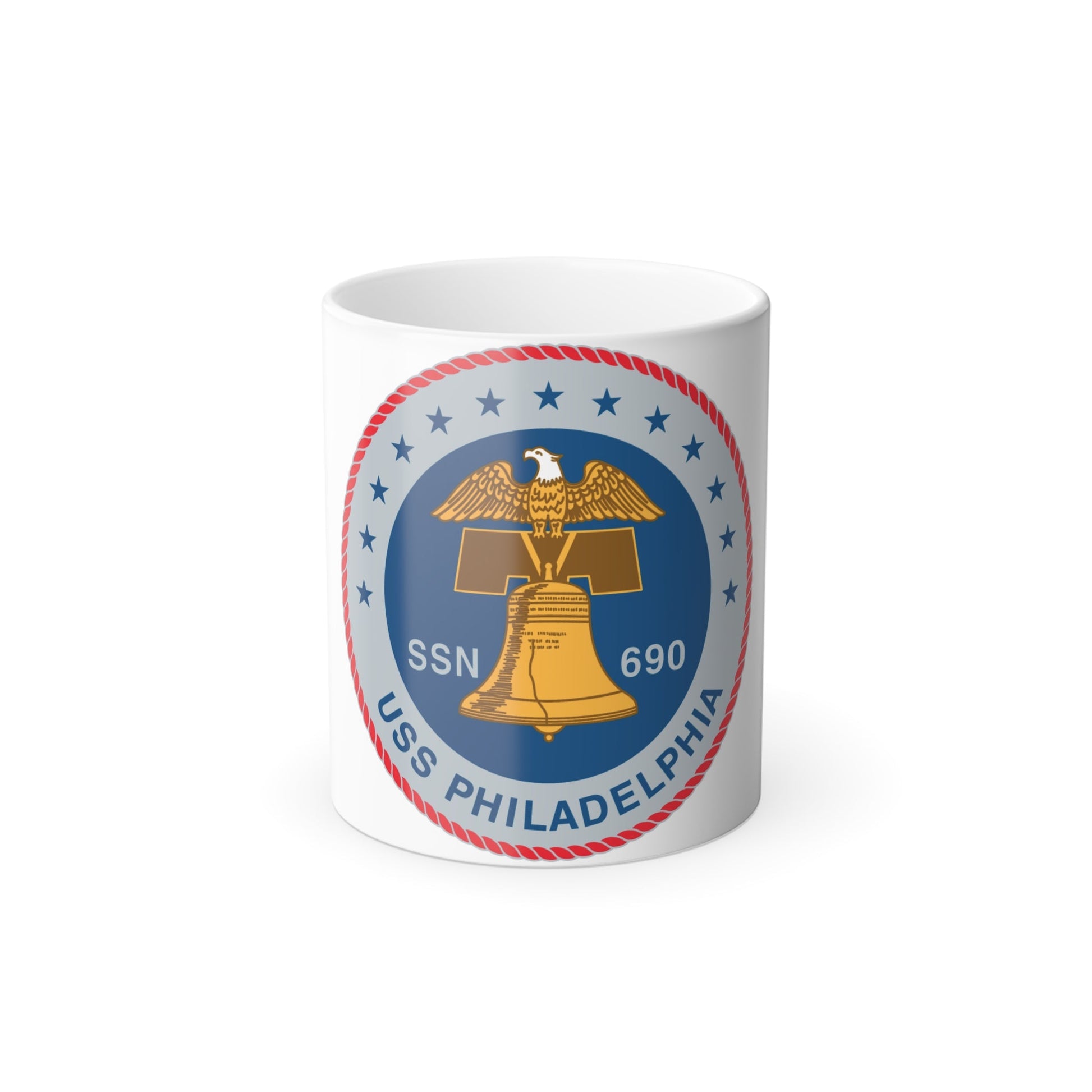 USS Philadelphia (U.S. Navy) Color Changing Mug 11oz-11oz-The Sticker Space