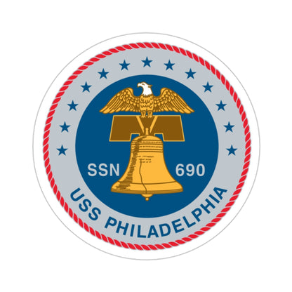 USS Philadelphia (U.S. Navy) STICKER Vinyl Die-Cut Decal-2 Inch-The Sticker Space