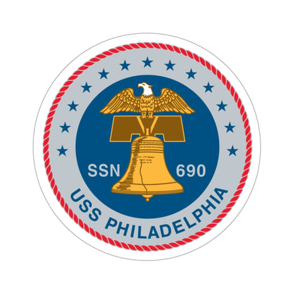 USS Philadelphia (U.S. Navy) STICKER Vinyl Die-Cut Decal-3 Inch-The Sticker Space