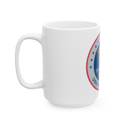 USS Philadelphia (U.S. Navy) White Coffee Mug-The Sticker Space