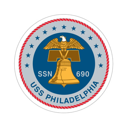 USS Philadelphia (U.S. Navy) STICKER Vinyl Die-Cut Decal 6 Inch - The Sticker Space