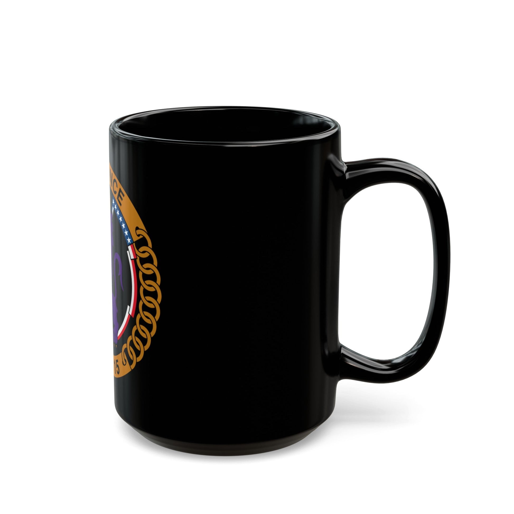 USS Ponce LPD 15 (U.S. Navy) Black Coffee Mug-The Sticker Space