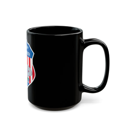 USS Portsmouth SSN 707 (U.S. Navy) Black Coffee Mug-The Sticker Space