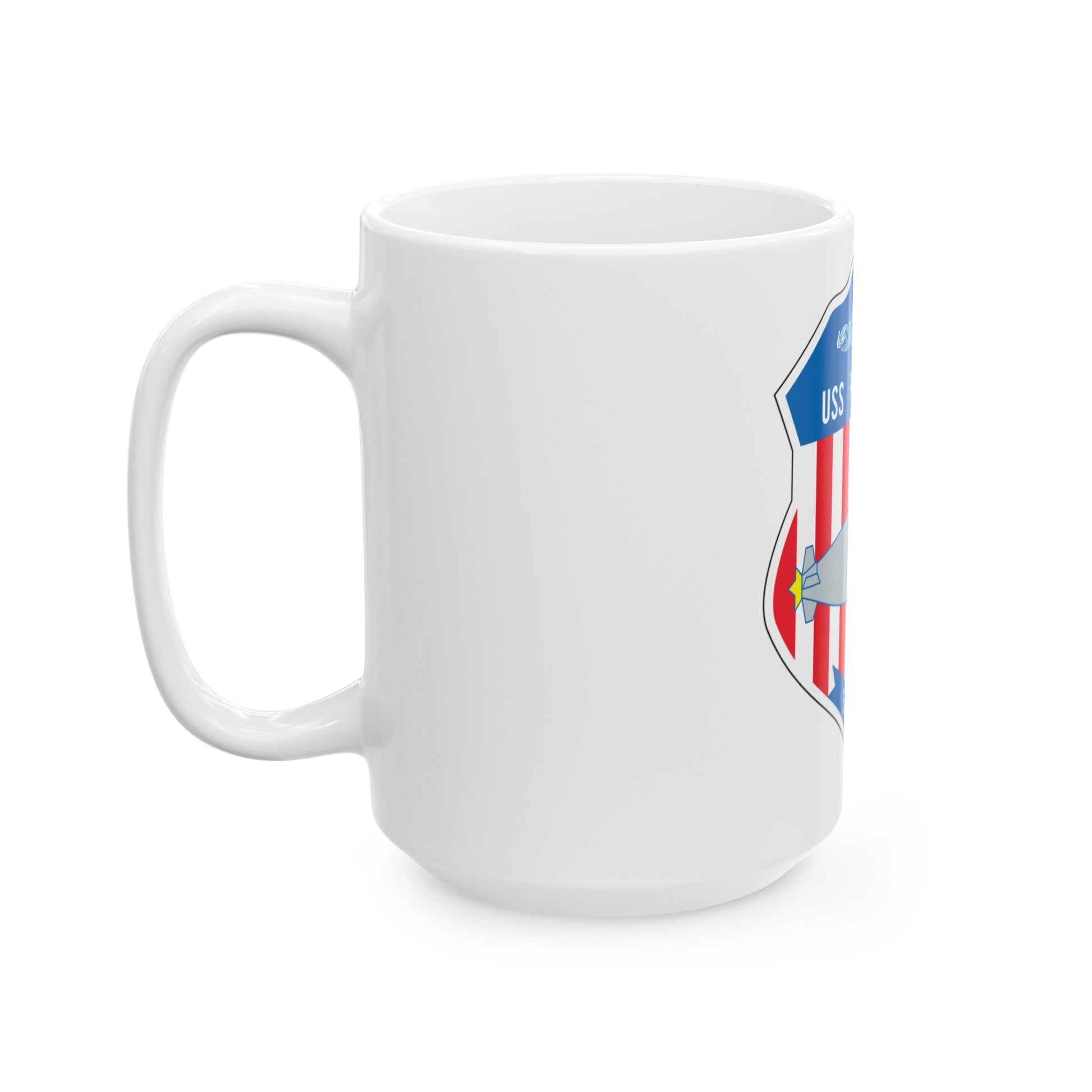 USS Portsmouth SSN 707 (U.S. Navy) White Coffee Mug-The Sticker Space