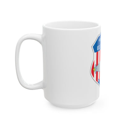 USS Portsmouth SSN 707 (U.S. Navy) White Coffee Mug-The Sticker Space