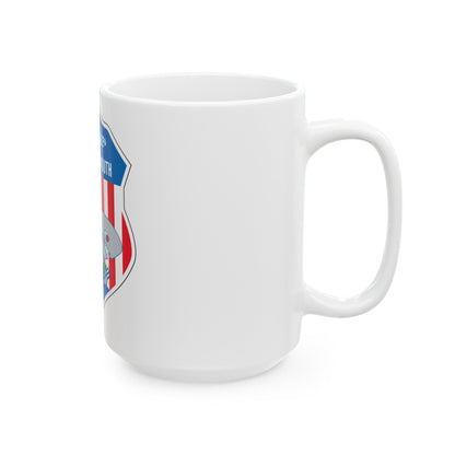 USS Portsmouth SSN 707 (U.S. Navy) White Coffee Mug-The Sticker Space