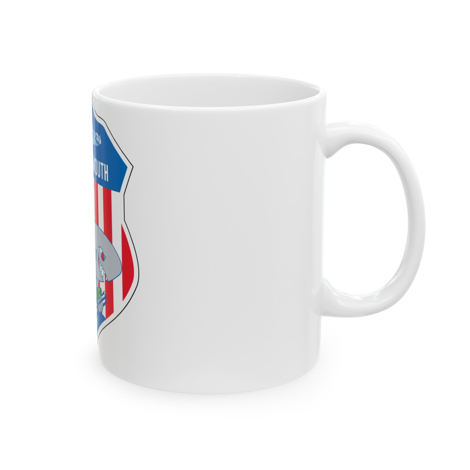 USS Portsmouth SSN 707 (U.S. Navy) White Coffee Mug-The Sticker Space